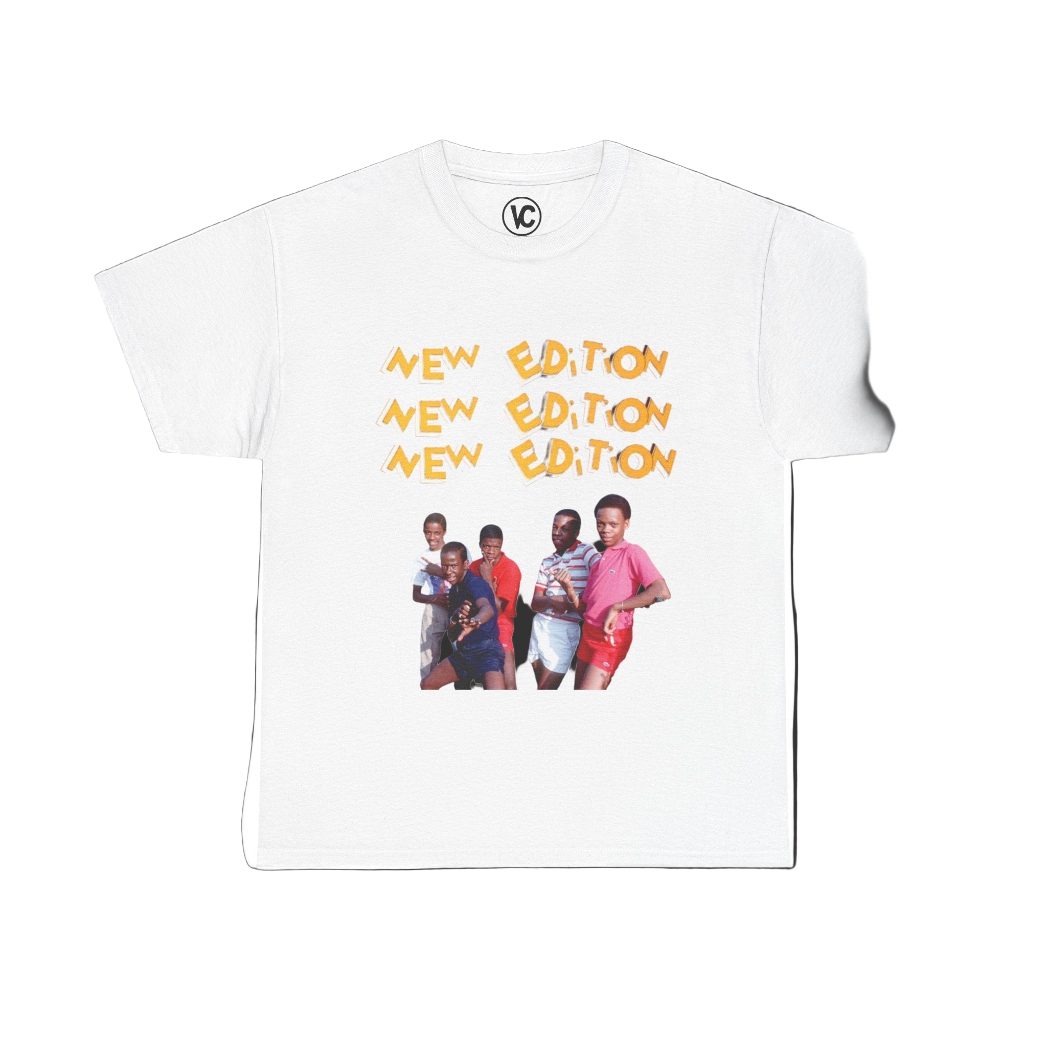 New Edition Vintage Tee, Male Graphic Shirt, Retro Cotton T-Shirt, 90s Nostalgia Top, Music Fan Gift