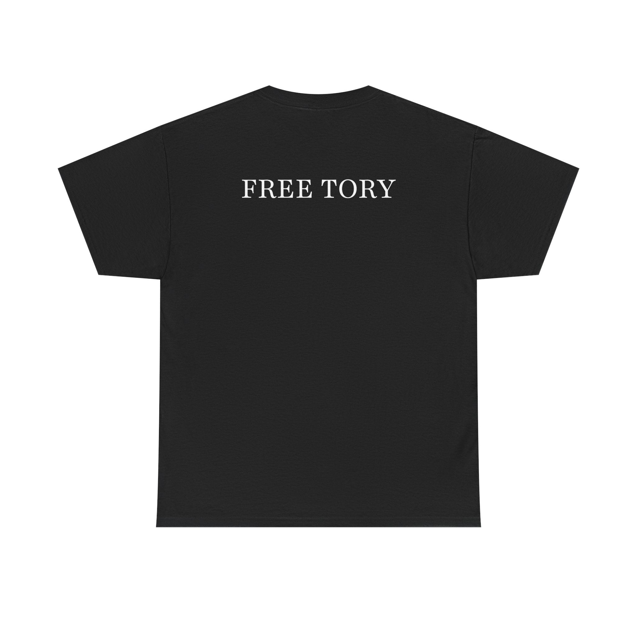 FREE TORY Heavy Cotton Tee with Unique Graphic Design, Casual Streetwear, Cool Gift for Fashion Lovers, Trendy Tee, Everyday Wear