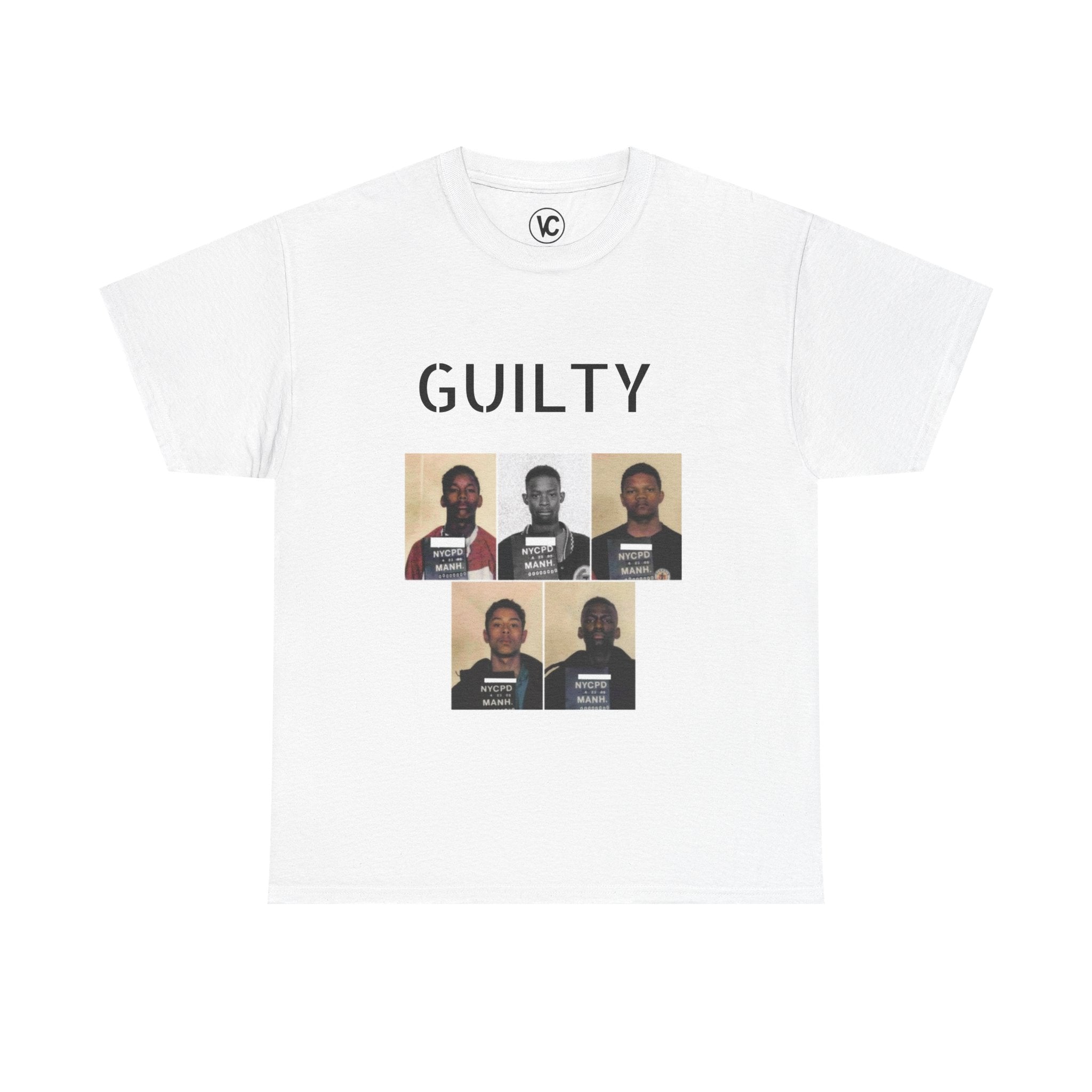Guilty Statement Tee, Unisex Cotton T-Shirt, Political Statement Shirt, Activism Apparel, Message T-Shirt, Casual Wear